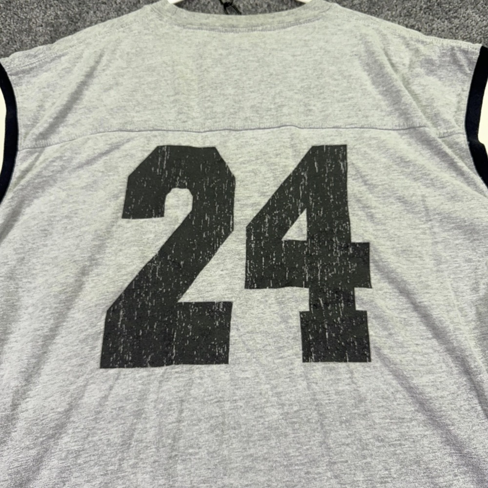 Cadre Athletic Shirt Mens XL Gray Long Sleeve 24 Jersey Football Graphic Casual - Picture 11 of 12
